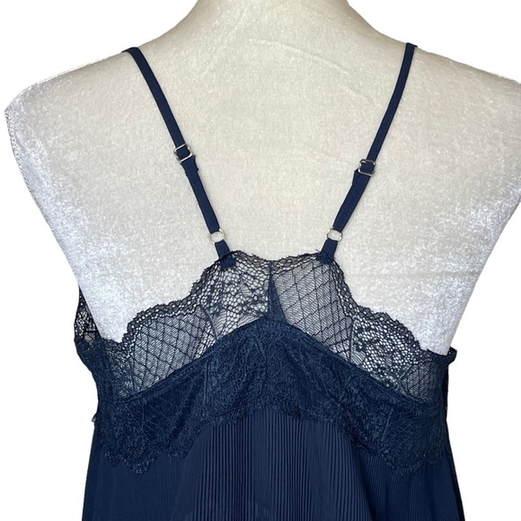 Muche et Muchette Women’s Racerback Pleated Accordion Tank Cami One Size Lace - Picture 5 of 7